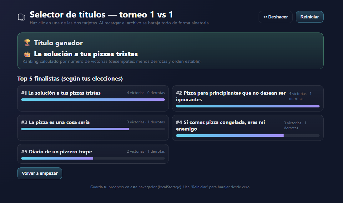 Ejemplo selector de títulos IA 2